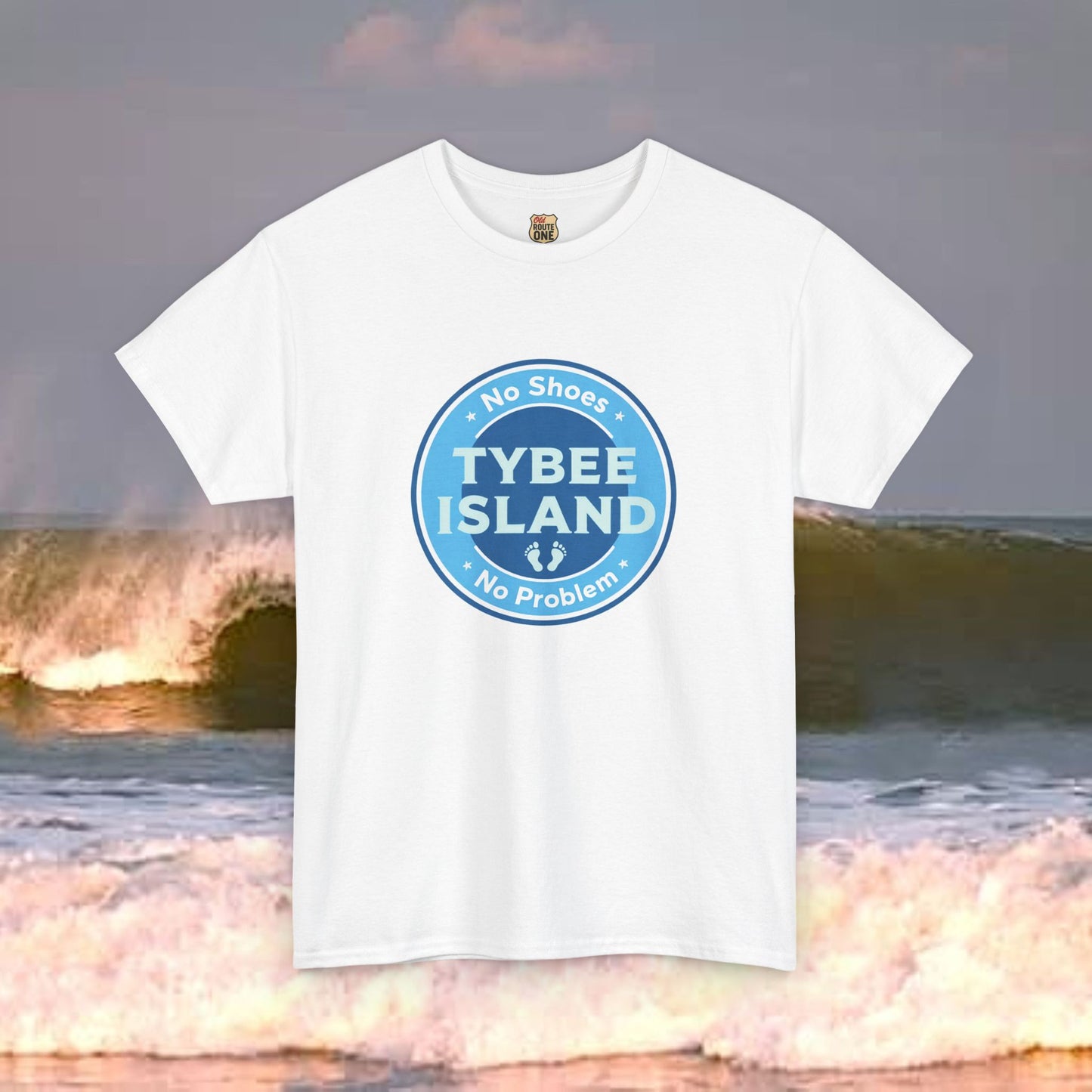 Tybee Island No Shoes No Problem , Everyday Tees, Gift for Him/Her, Comfortable Fashion, Eco-Friendly