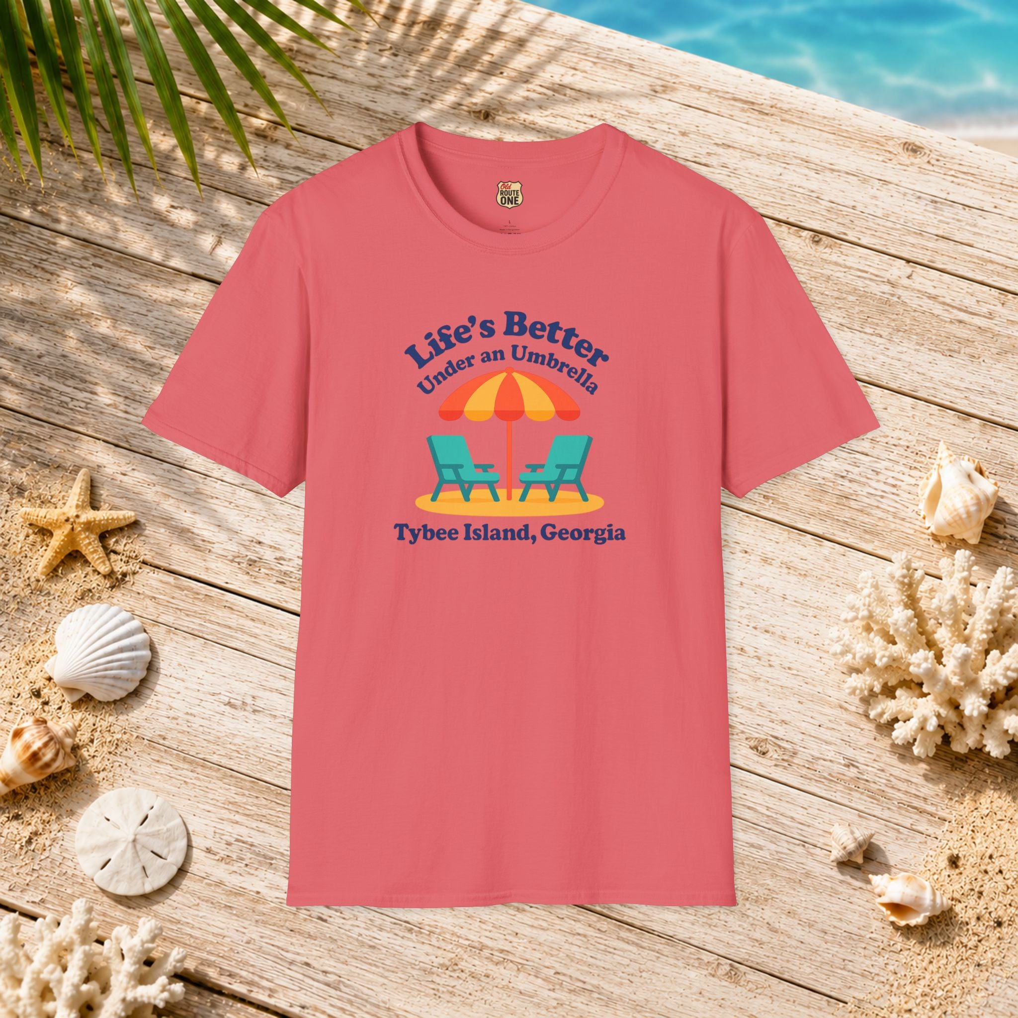 Life's Better Under an Umbrella Tybee Island tee