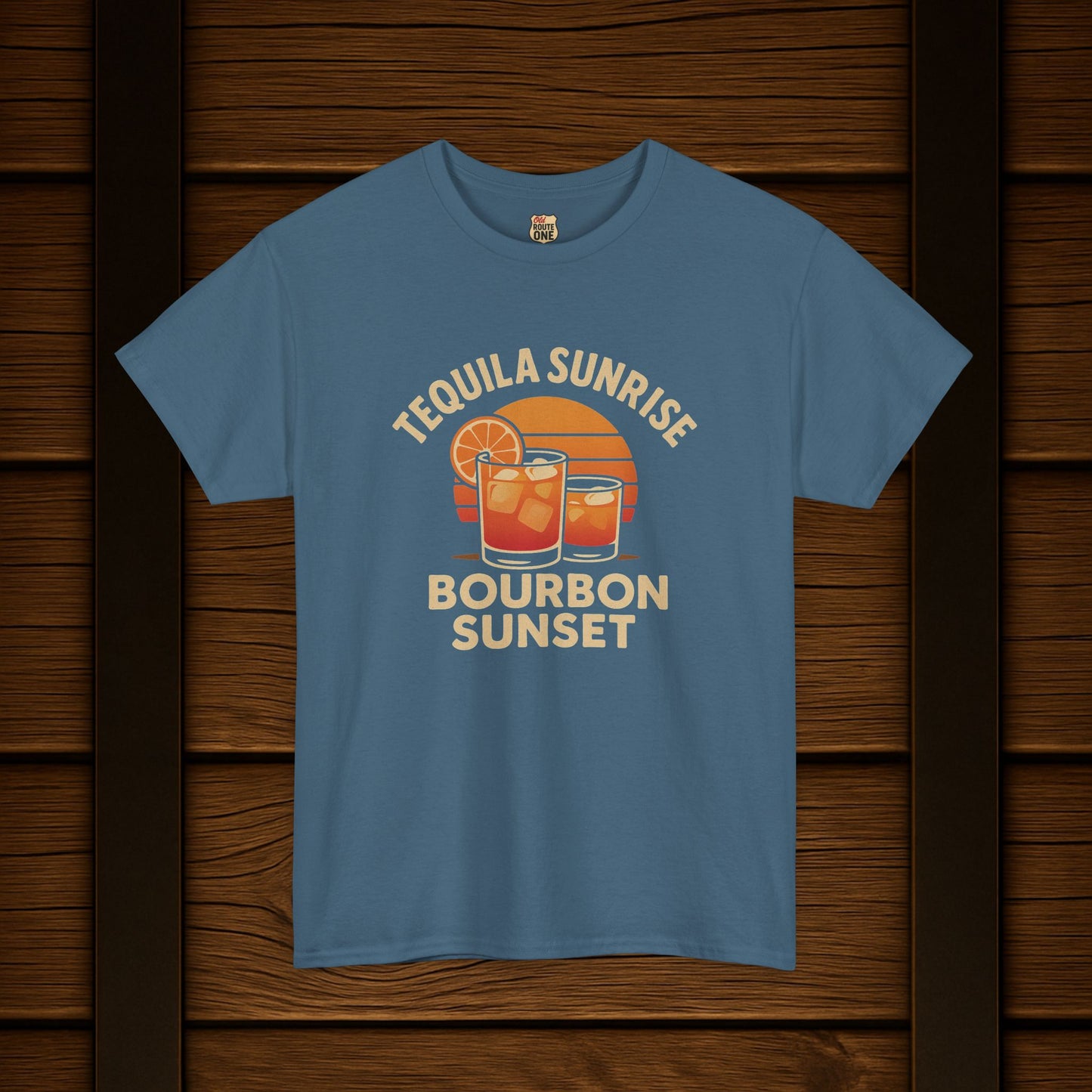 Tequila Sunrise Bourbon Sunset T-shirt