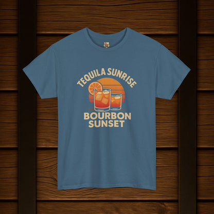 Tequila Sunrise Bourbon Sunset T-shirt