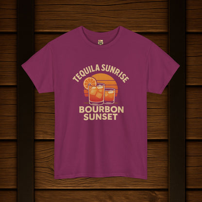 Tequila Sunrise Bourbon Sunset T-shirt
