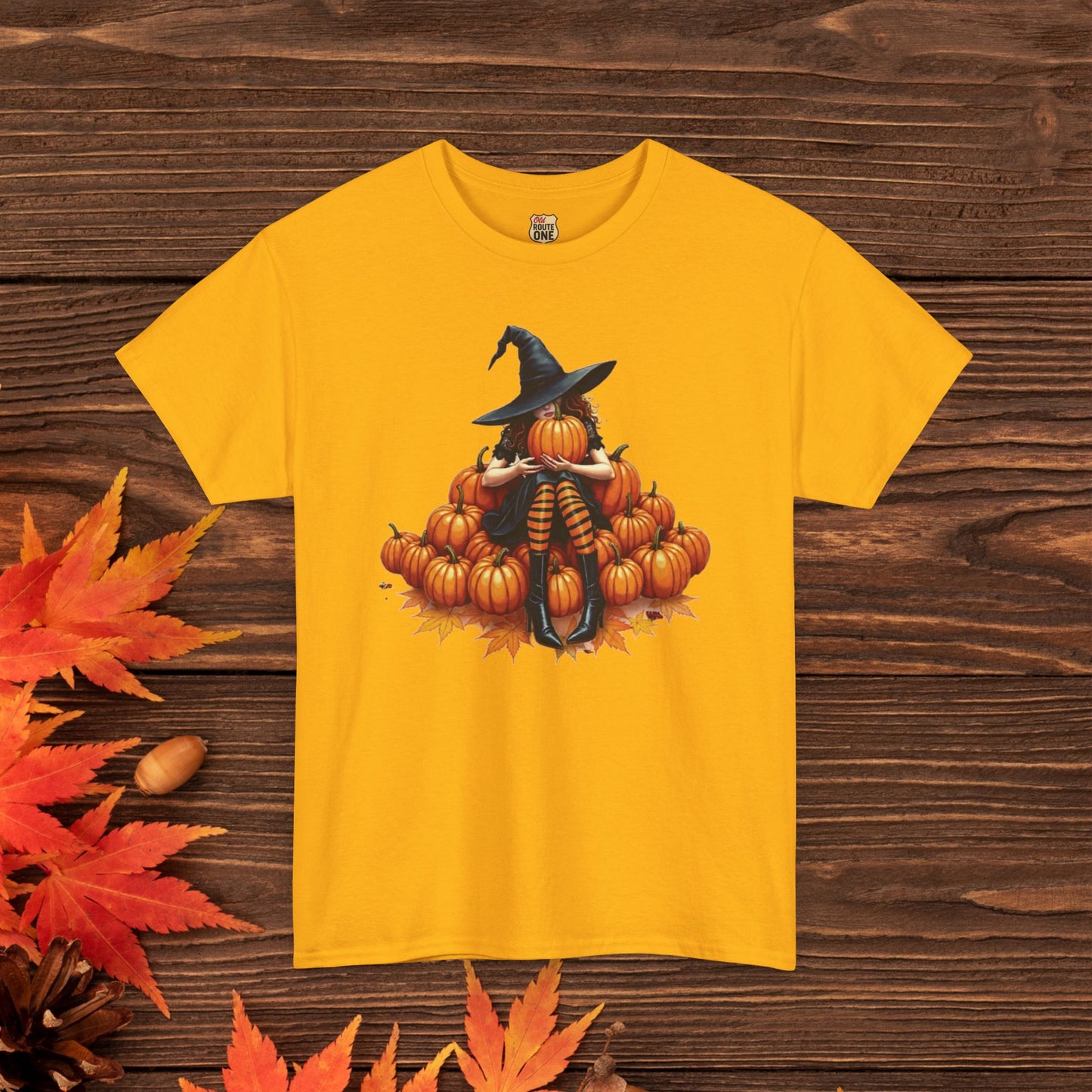 Magical Witch Shirt Halloween Design Witch Fashion Fall Wear Witchy Style Halloween Clothing Autumn Theme Witch Outfit Casual Wear Pumpkin