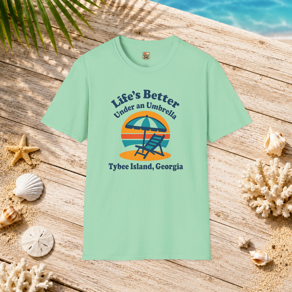 Life's Better Under an Umbrella Tybee Island Tee