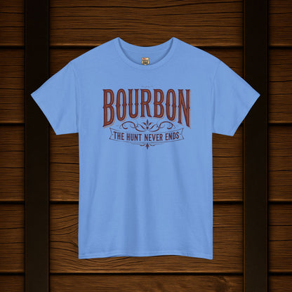 Bourbon The Hunt Never Ends T-shirt