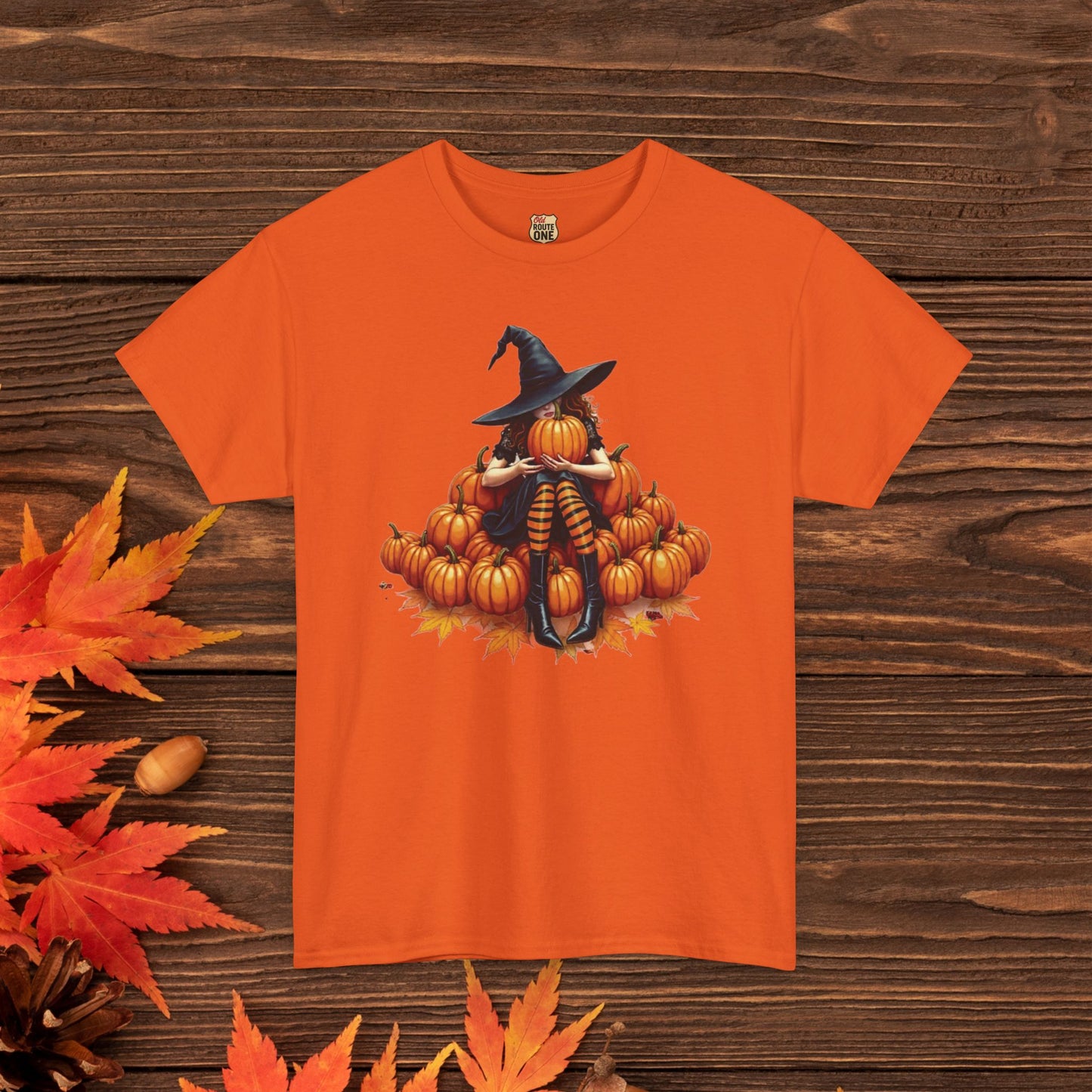 Magical Witch Shirt Halloween Design Witch Fashion Fall Wear Witchy Style Halloween Clothing Autumn Theme Witch Outfit Casual Wear Pumpkin