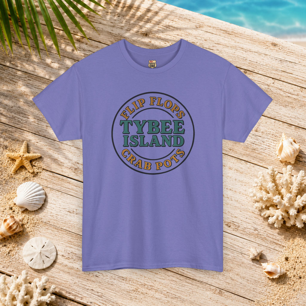 Tybee Island Flip Flops and Crab Pots , Everyday Tees