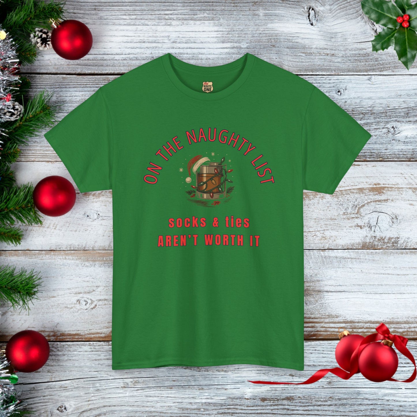 NEW On the Naughty List - Holiday Cheer T-shirt