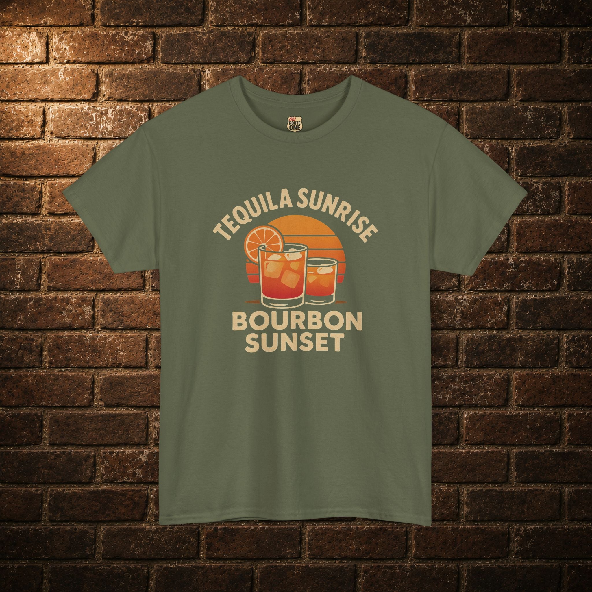Tequila Sunrise Bourbon Sunset T-shirt