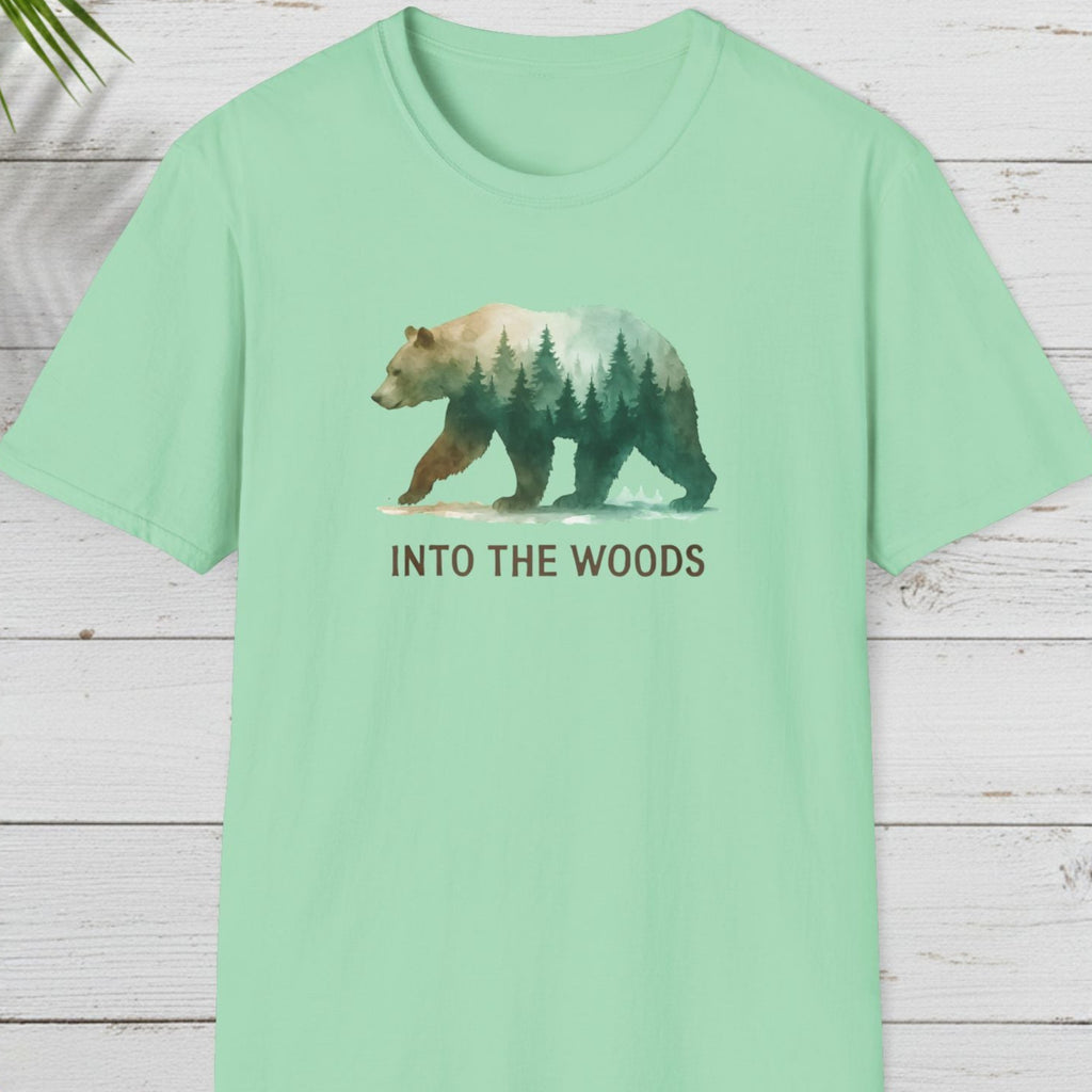 Forest Bear Silhouette T-Shirt
