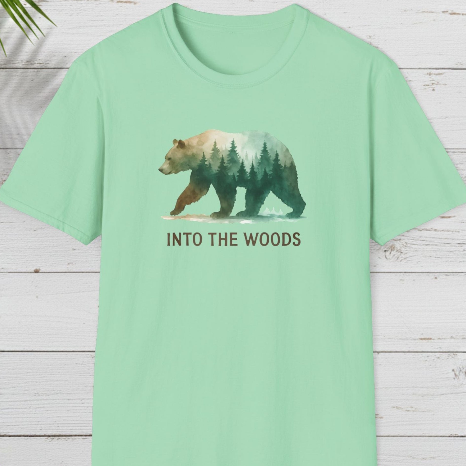 Forest Bear Silhouette T-Shirt