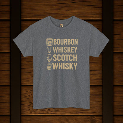Bourbon Whiskey Scotch Whisky T-shirt