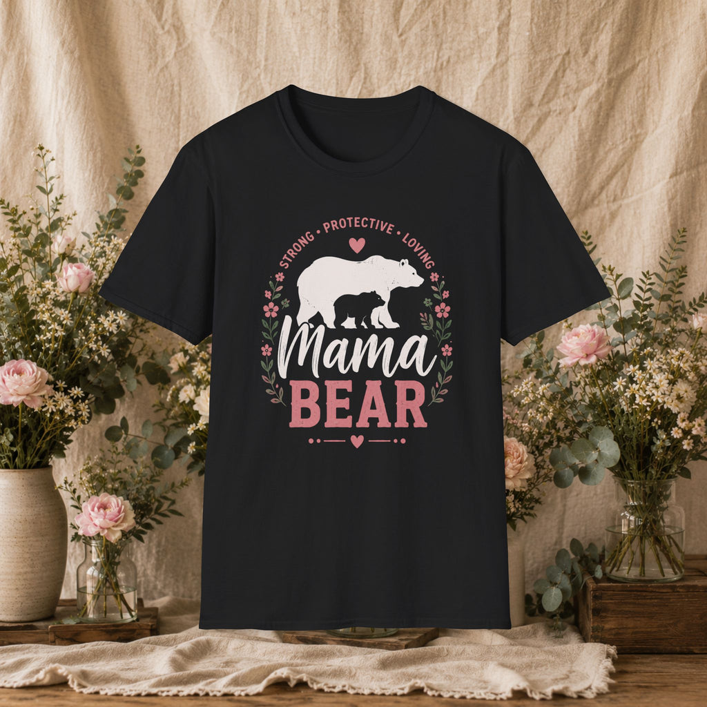 Mama Bear floral T-Shirt