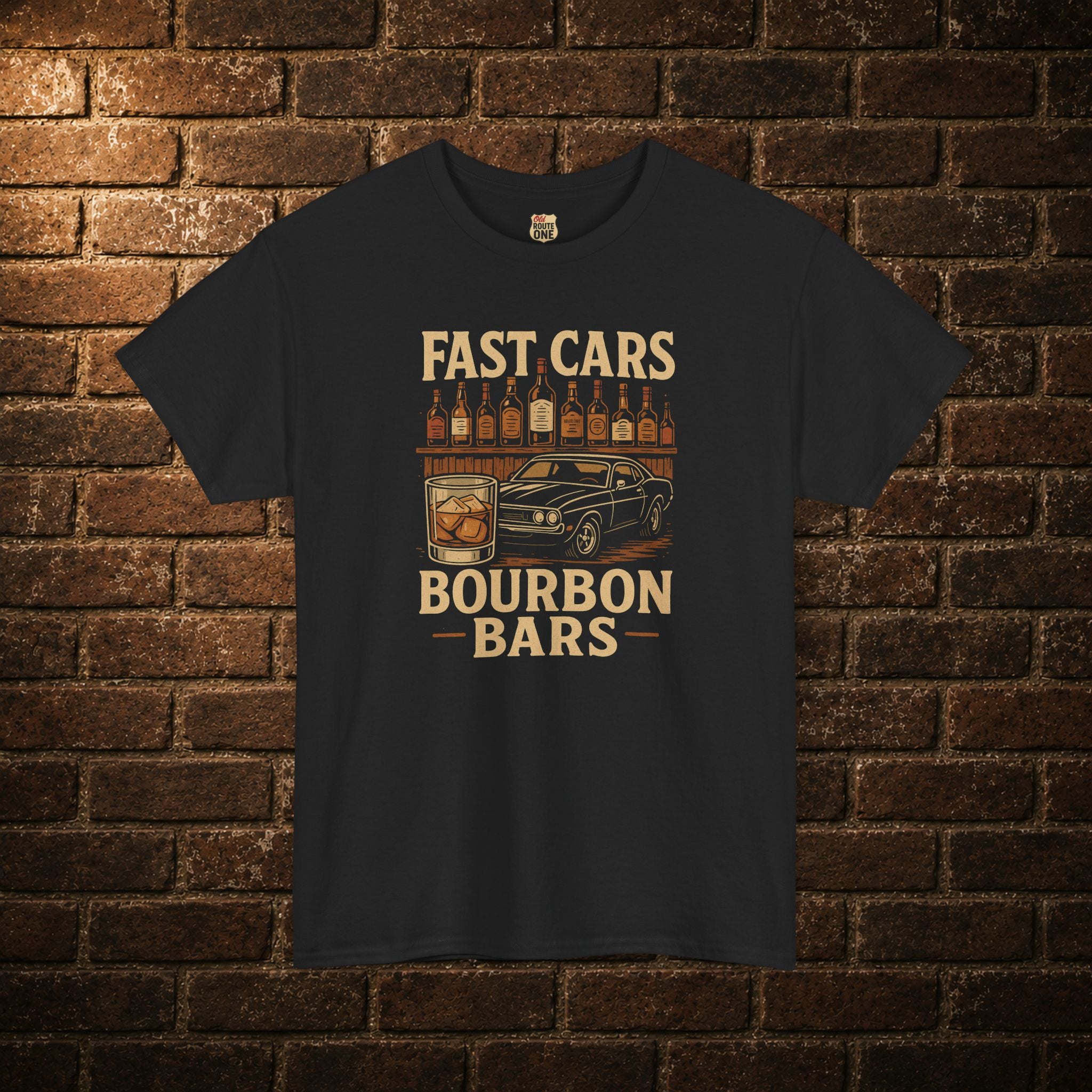 Fast Cars Bourbon Bars T-Shirt