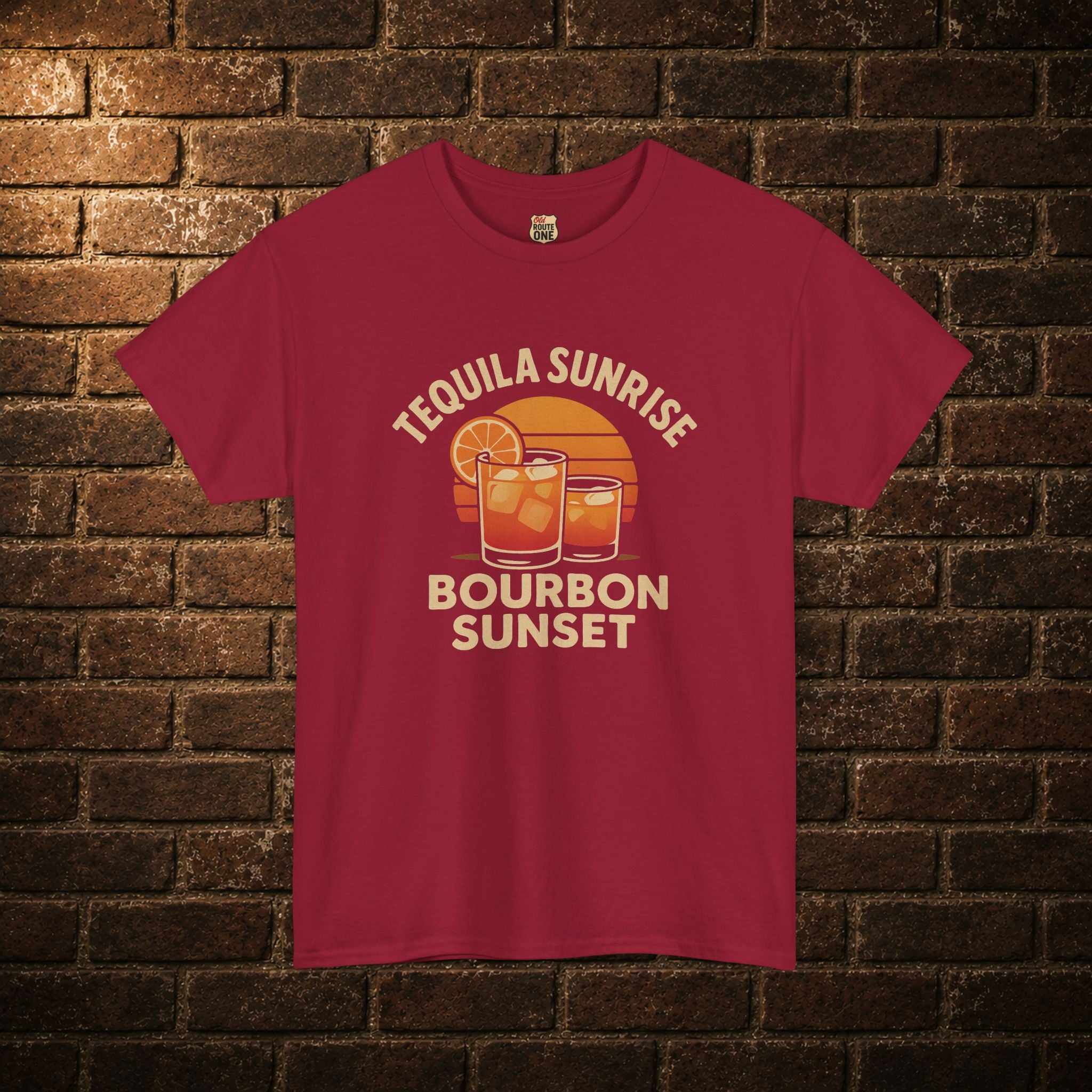 Tequila Sunrise Bourbon Sunset T-shirt