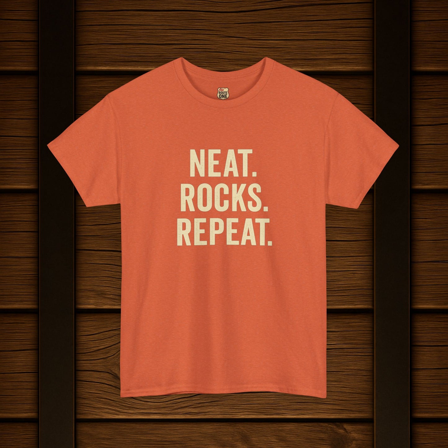 Neat. Rocks. Repeat. T-shirt