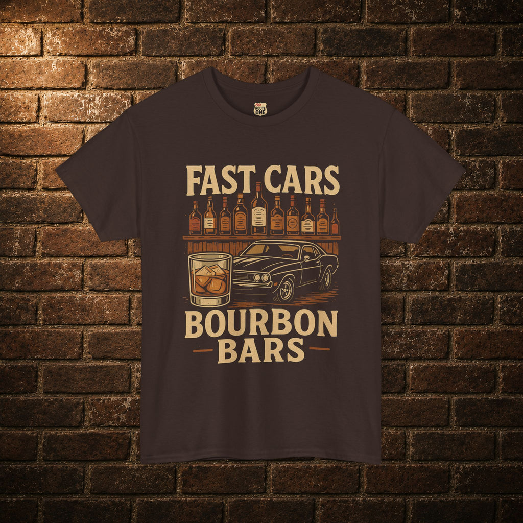 Fast Cars Bourbon Bars T-Shirt