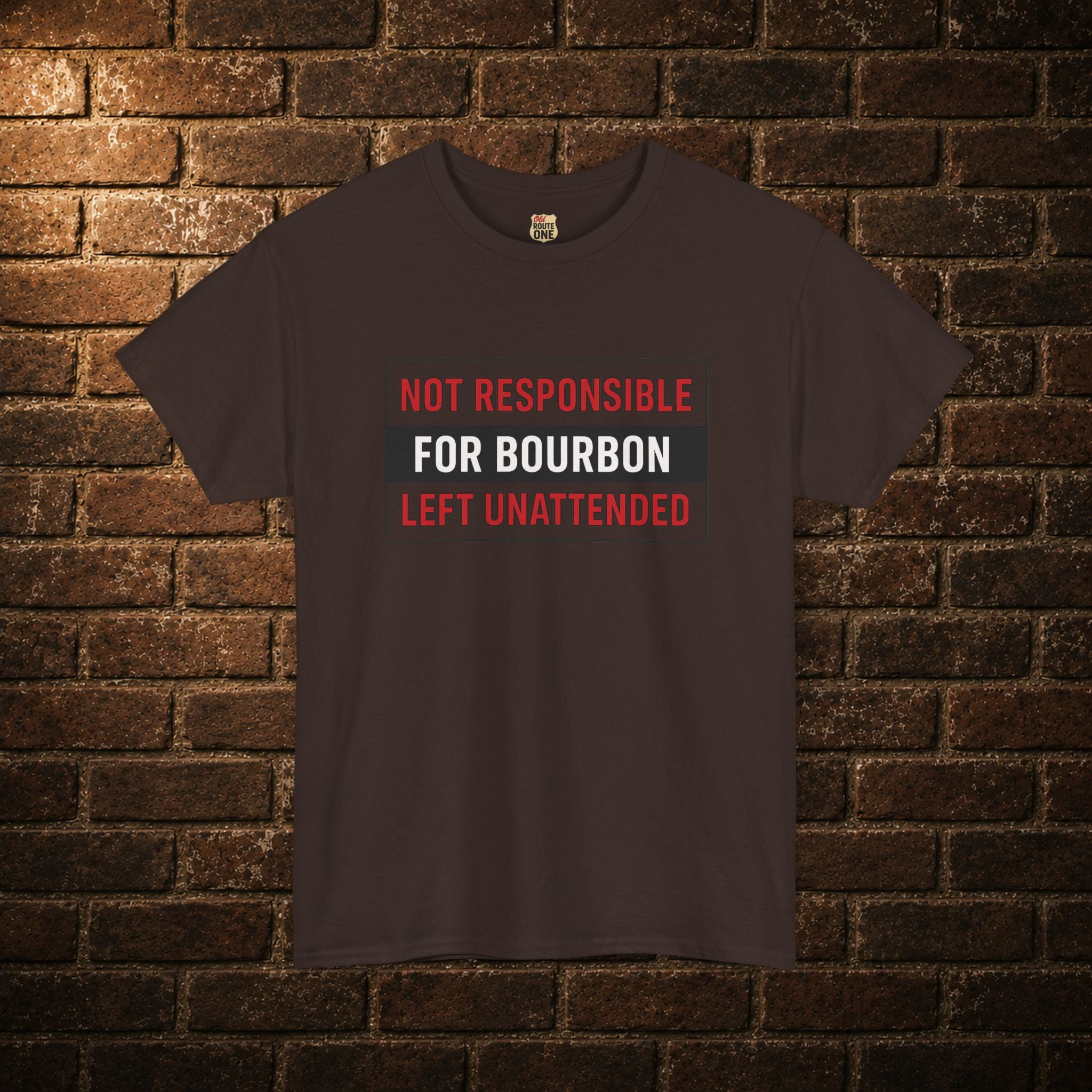 Not Responsible For Bourbon Left Unattended T-Shirt