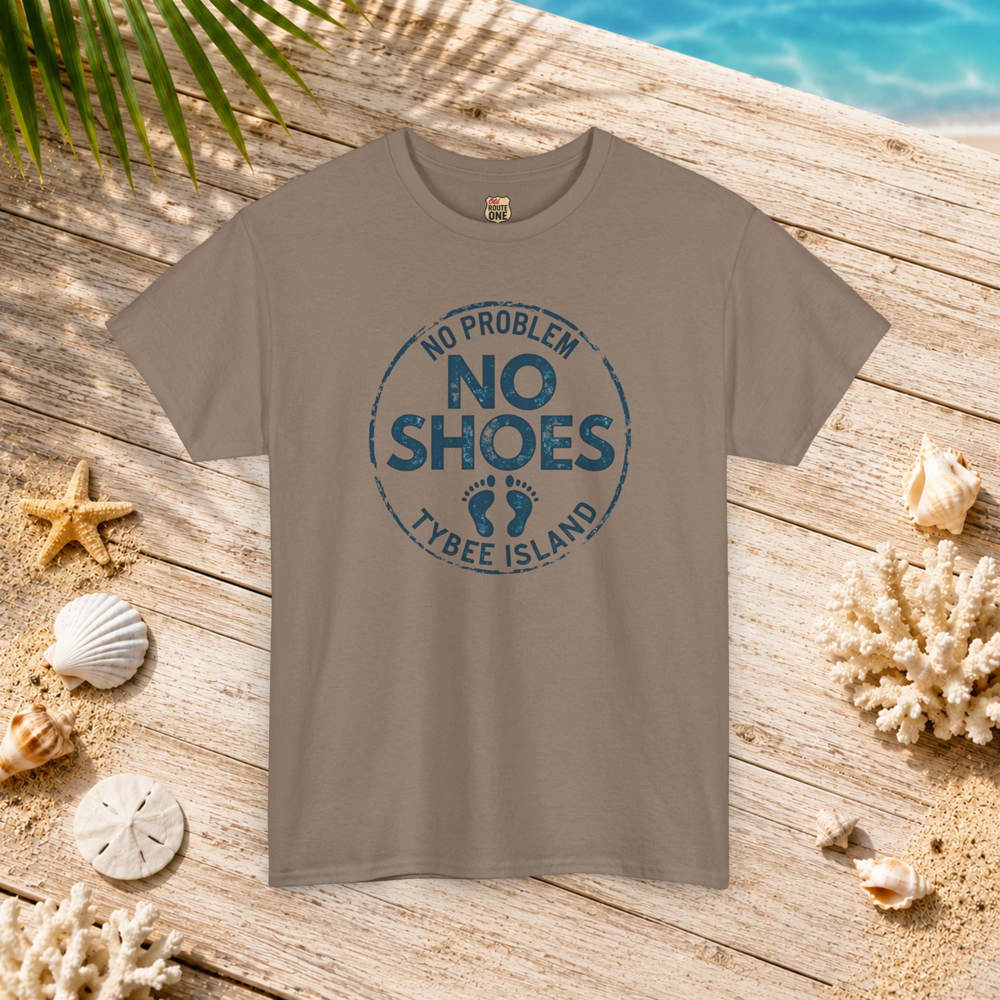 Tybee Island No Shoes No Problem, Everyday Tees