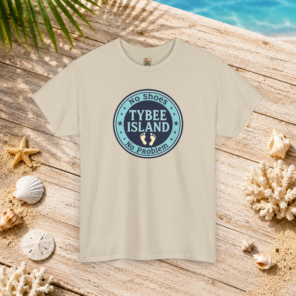 Tybee Island No Shoes No Problem , Everyday Tees