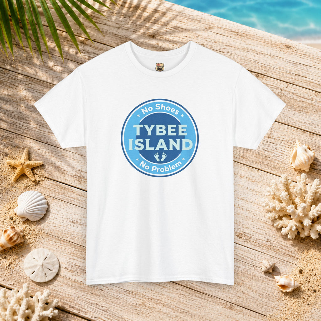 Tybee Island No Shoes No Problem , Everyday Tees