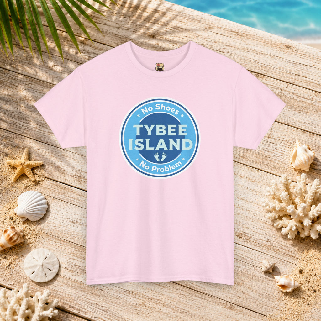 Tybee Island No Shoes No Problem , Everyday Tees