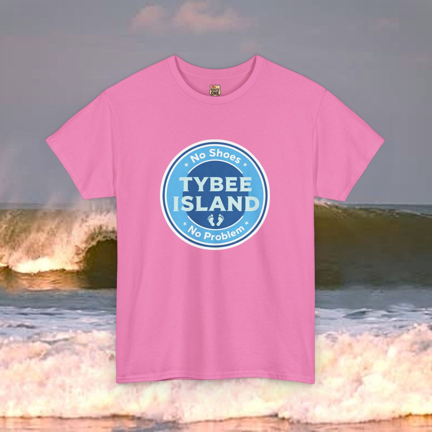 Tybee Island No Shoes No Problem , Everyday Tees, Gift for Him/Her, Comfortable Fashion, Eco-Friendly