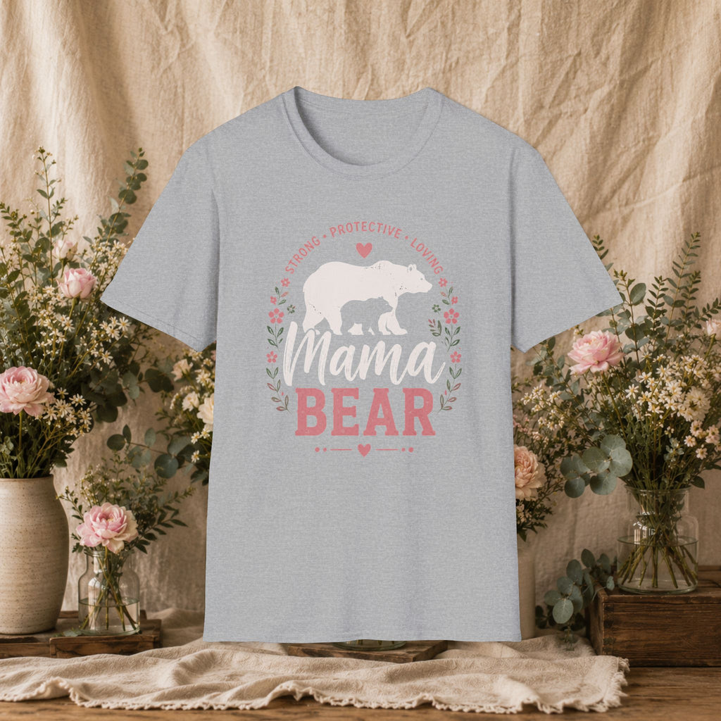 Mama Bear floral T-Shirt