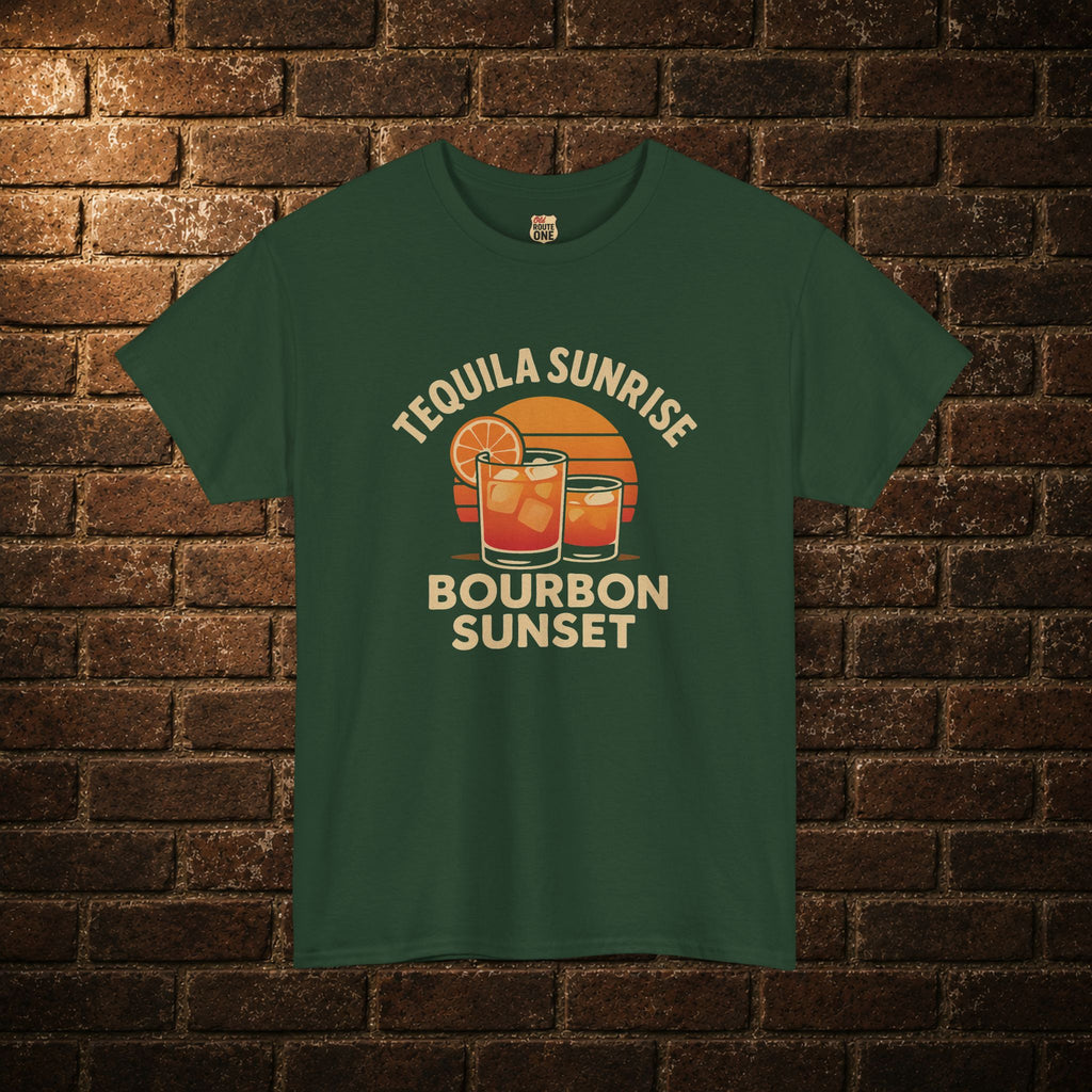 Tequila Sunrise Bourbon Sunset T-shirt