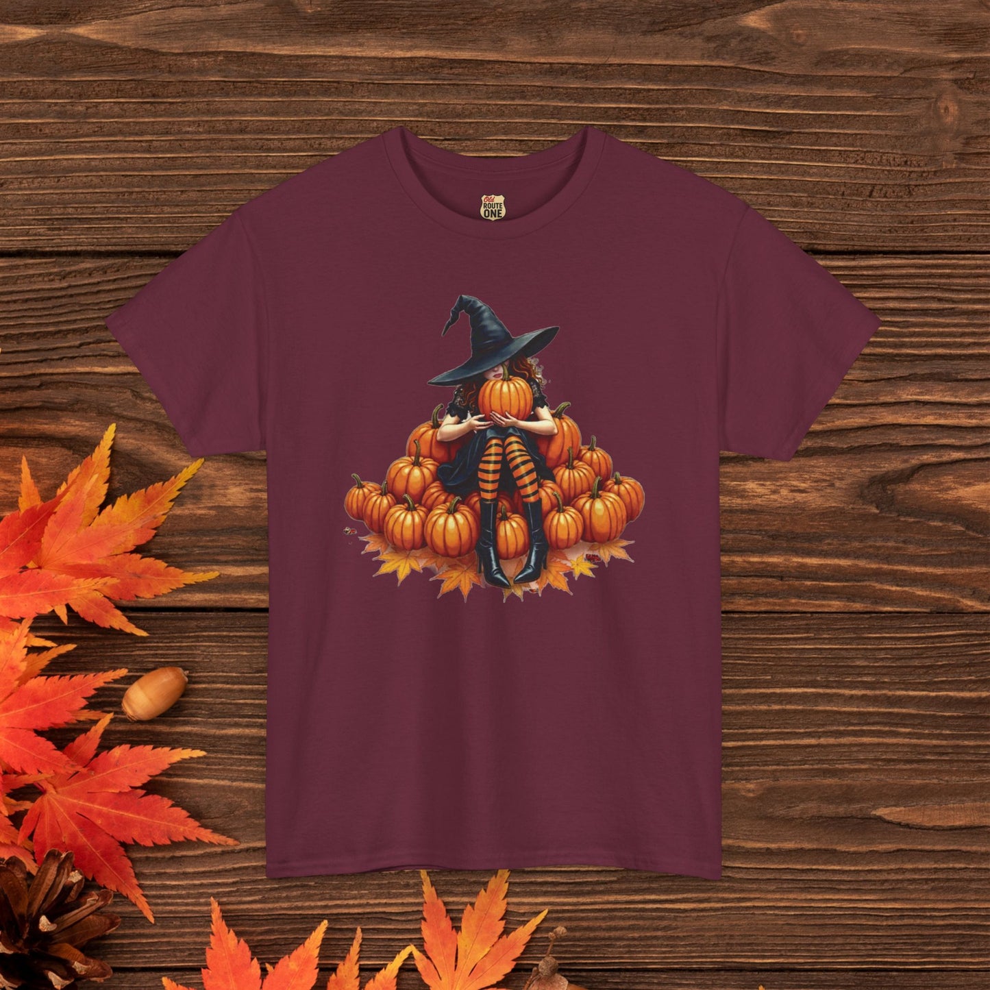 Magical Witch Shirt Halloween Design Witch Fashion Fall Wear Witchy Style Halloween Clothing Autumn Theme Witch Outfit Casual Wear Pumpkin