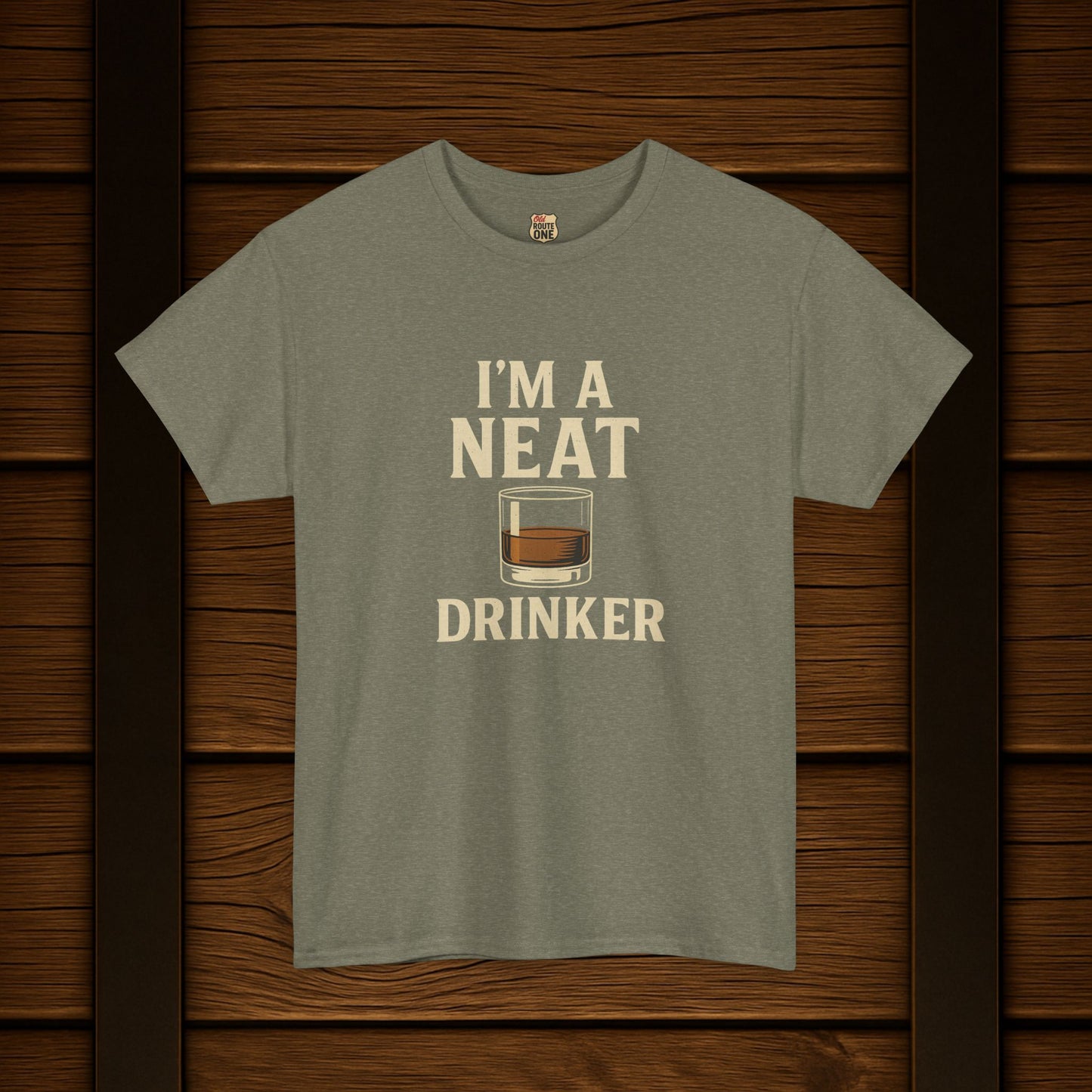 NEW Neat Drinker Bourbon T-shirt