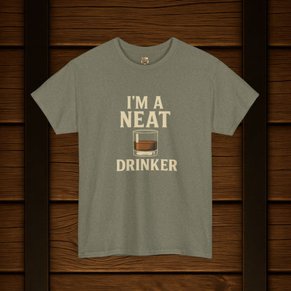 NEW Neat Drinker Bourbon T-shirt