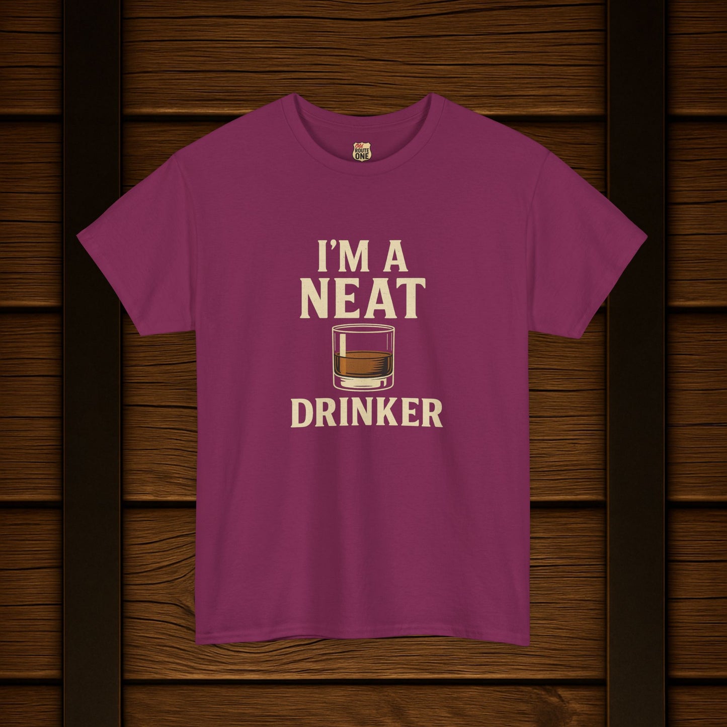 NEW Neat Drinker Bourbon T-shirt