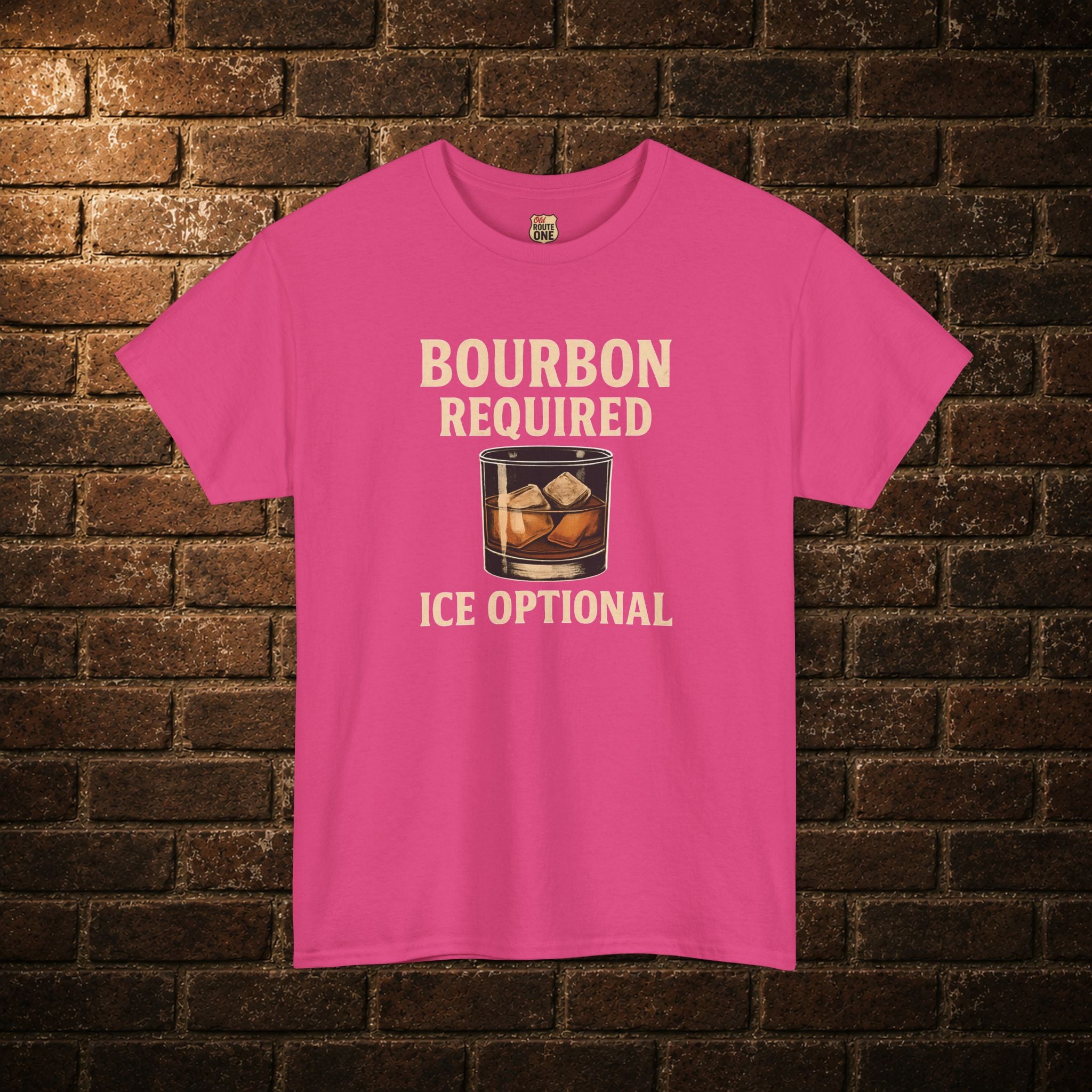 Bourbon Required Ice Optional T-shirt