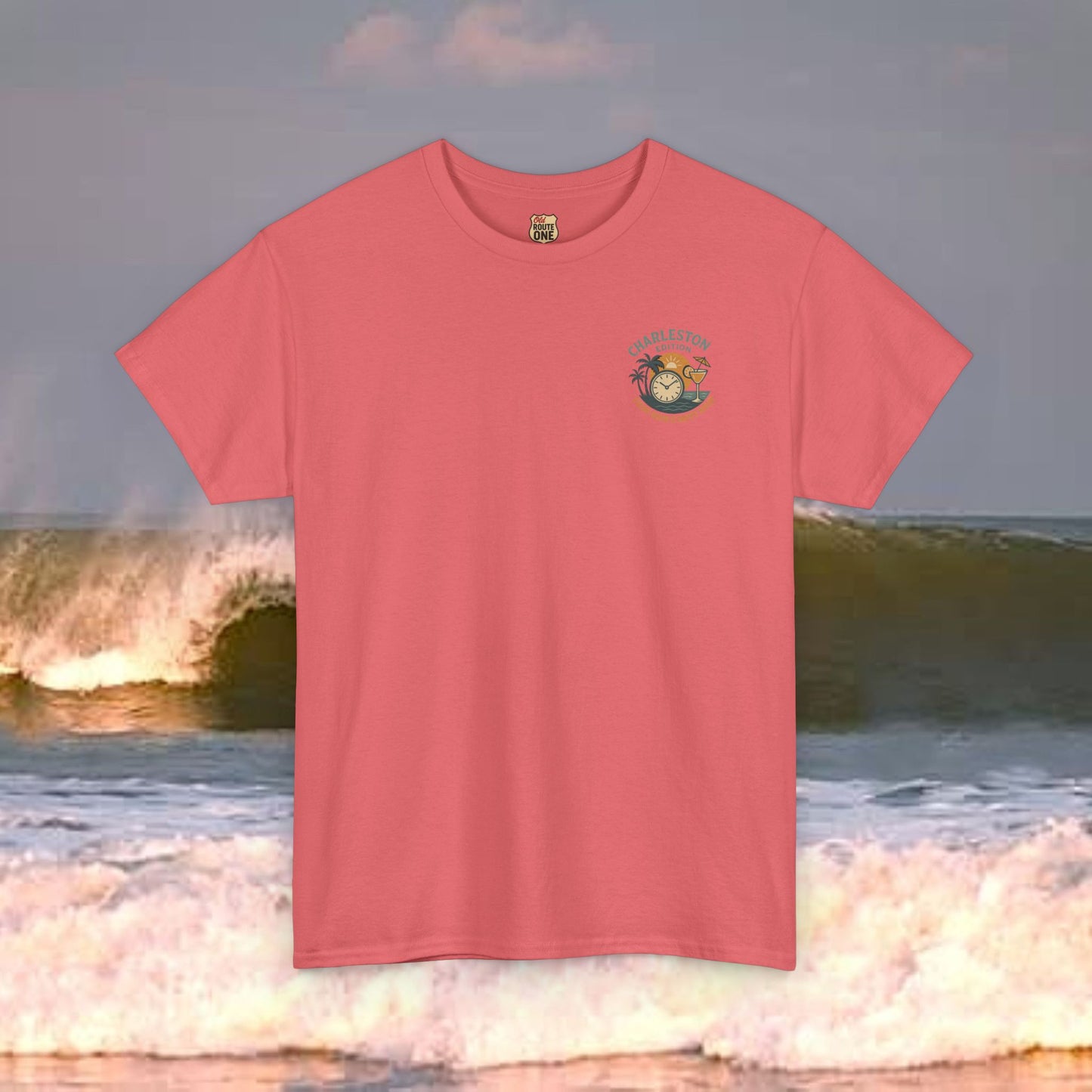 Charleston Edition Every Hour Is Happy Hour, Everyday Tees, Gift for Him/Her, Comfortable Fashion, Eco-Friendly