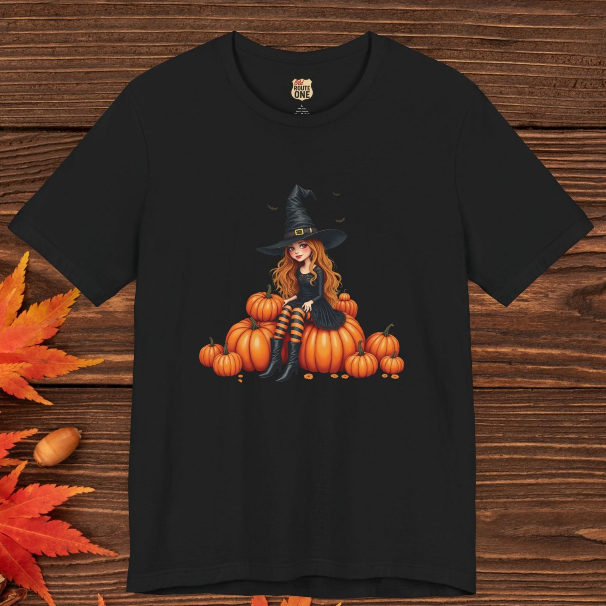 Cute Halloween Witch Short Sleeve Tee