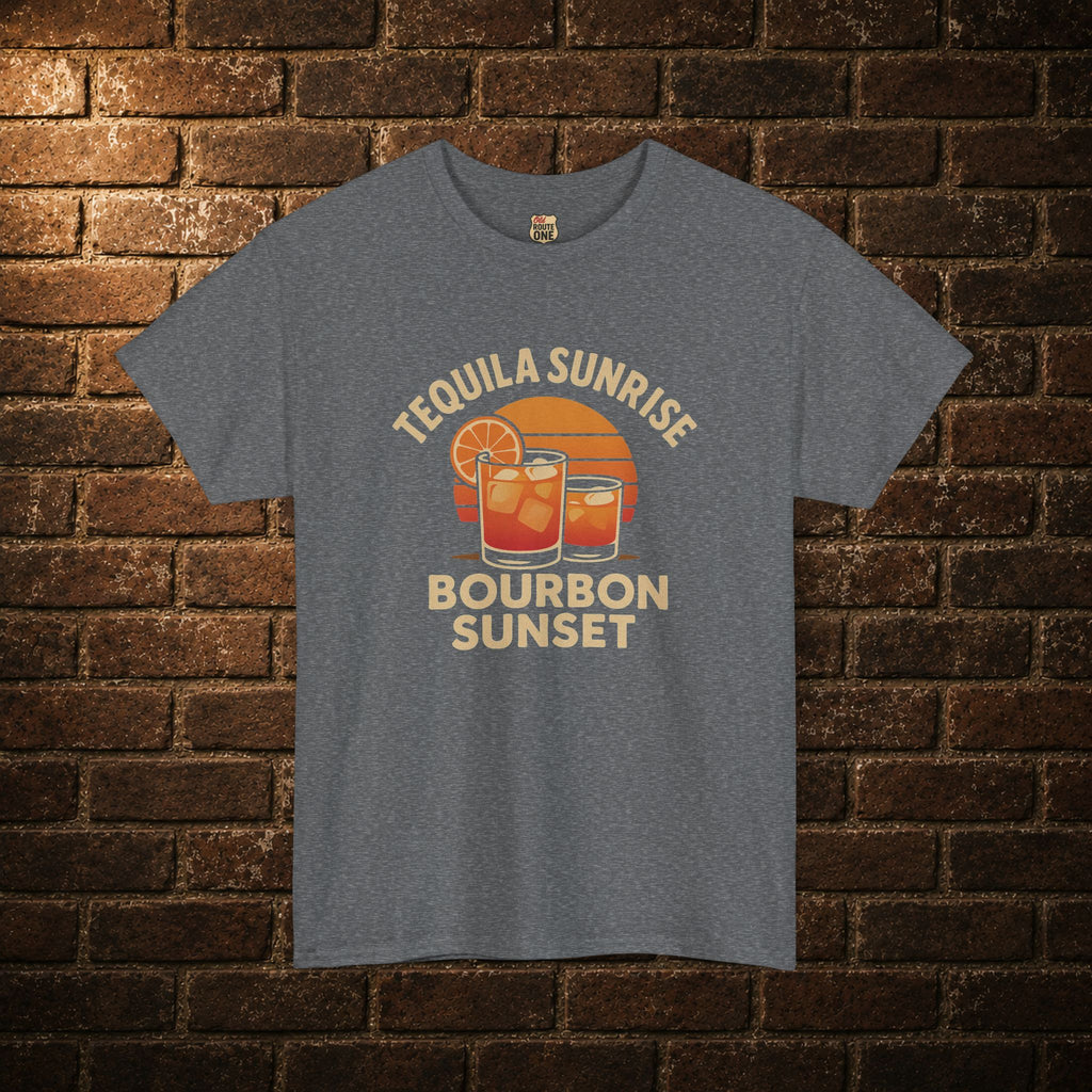 Tequila Sunrise Bourbon Sunset T-shirt