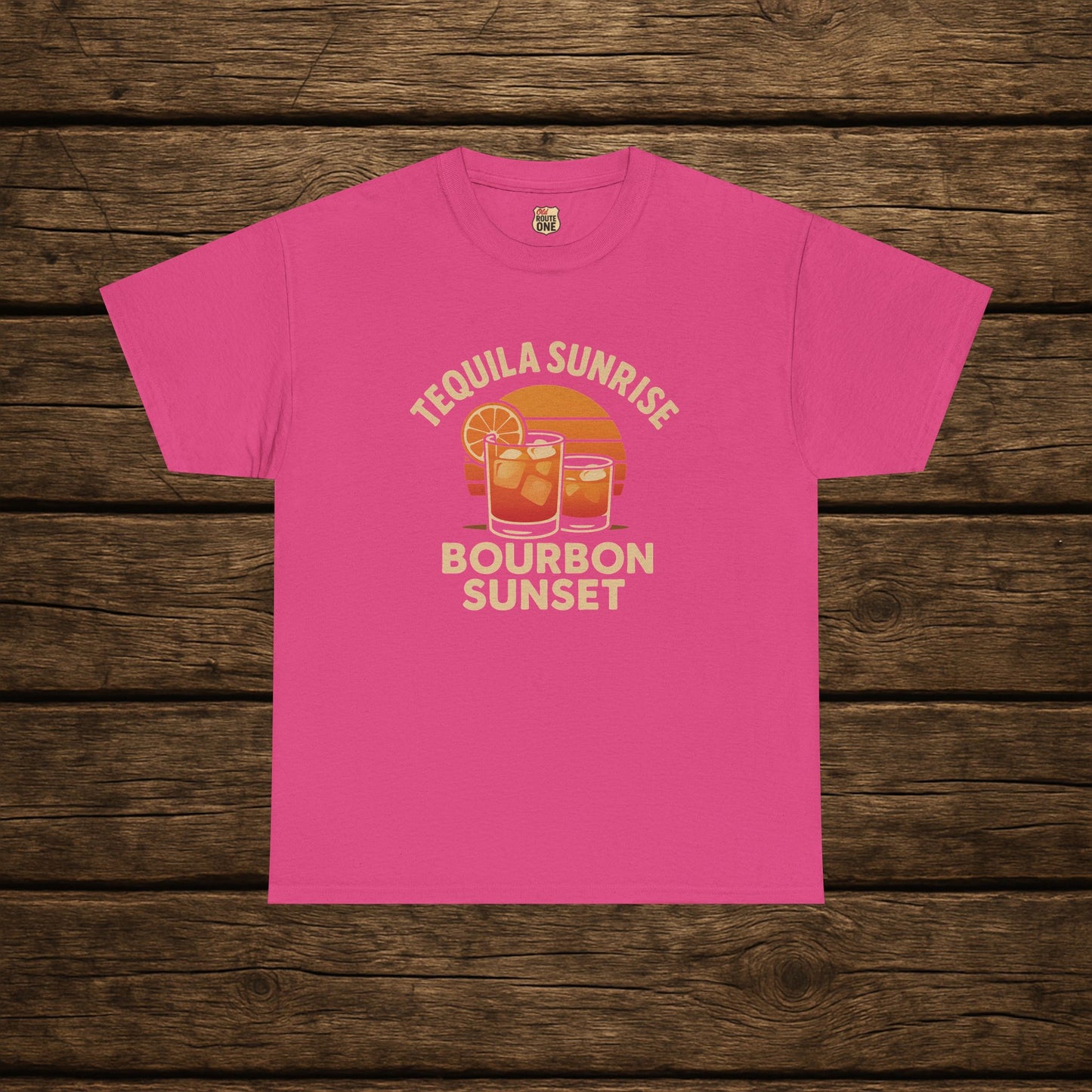 Tequila Sunrise Bourbon Sunset T-shirt