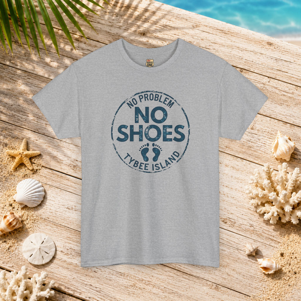 Tybee Island No Shoes No Problem, Everyday Tees