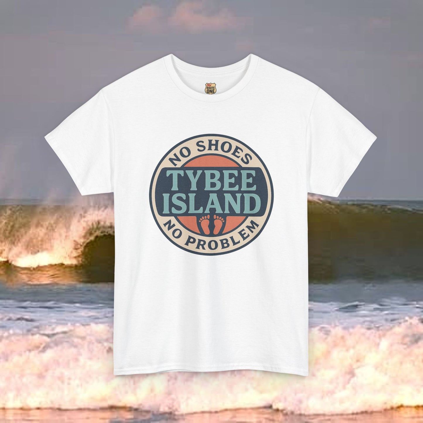 Tybee Island No Shoes No Problem , Everyday Tees, Gift for Him/Her, Comfortable Fashion, Eco-Friendly