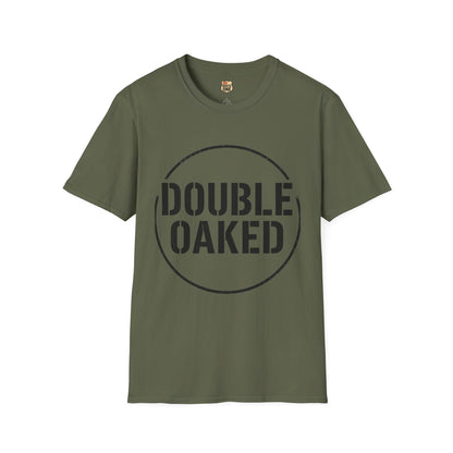DOUBLE OAKED, Bourbon, Graphic T-shirt, Tee, Casual Gift, Unisex Apparel