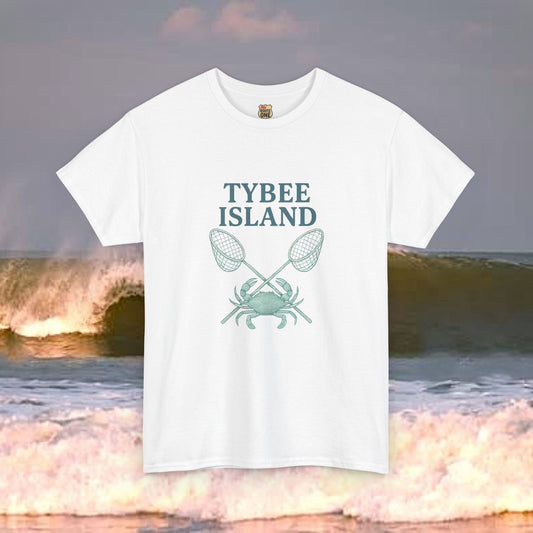 Tybee Island Crab Nets, Everyday Tees, Gift for Him/Her, Comfortable Fashion, Eco-Friendly