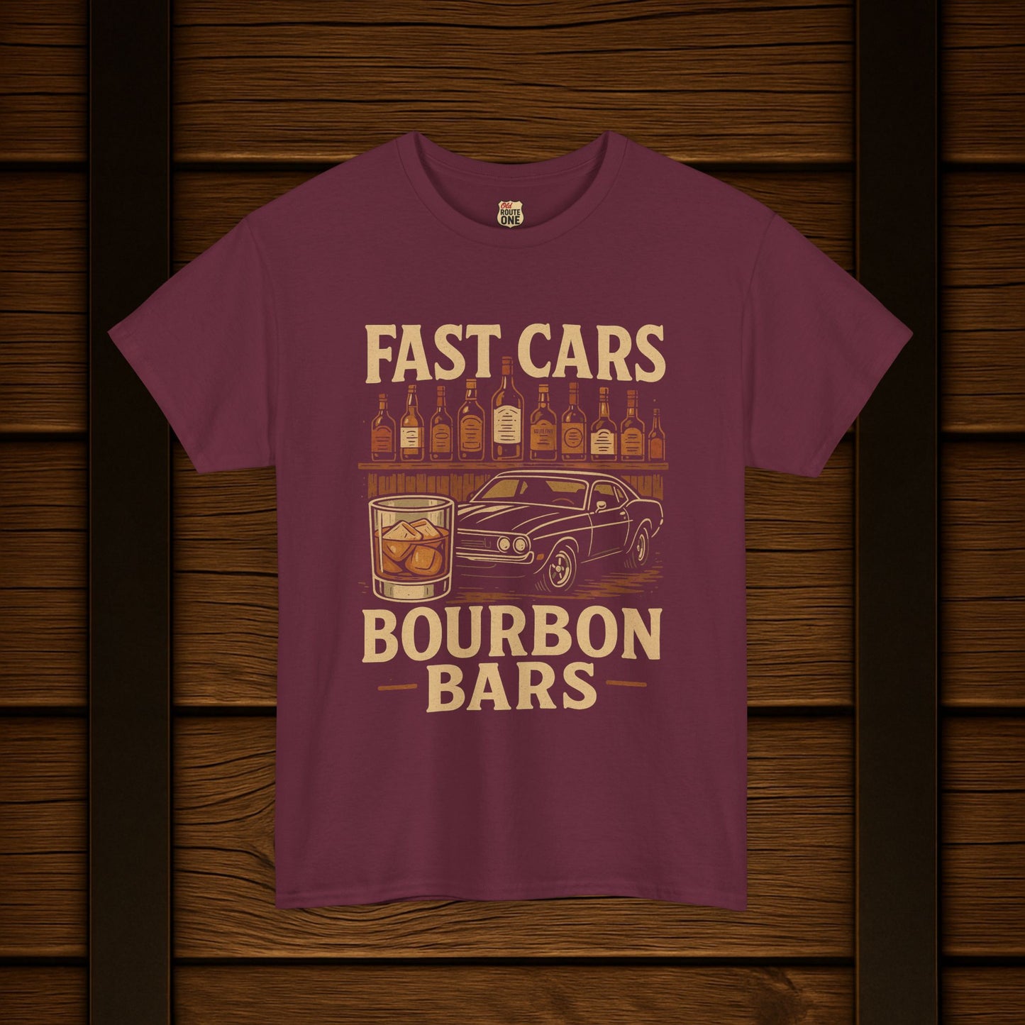 Fast Cars Bourbon Bars T-Shirt