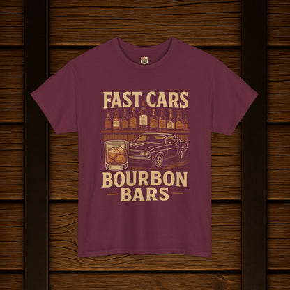 Fast Cars Bourbon Bars T-Shirt