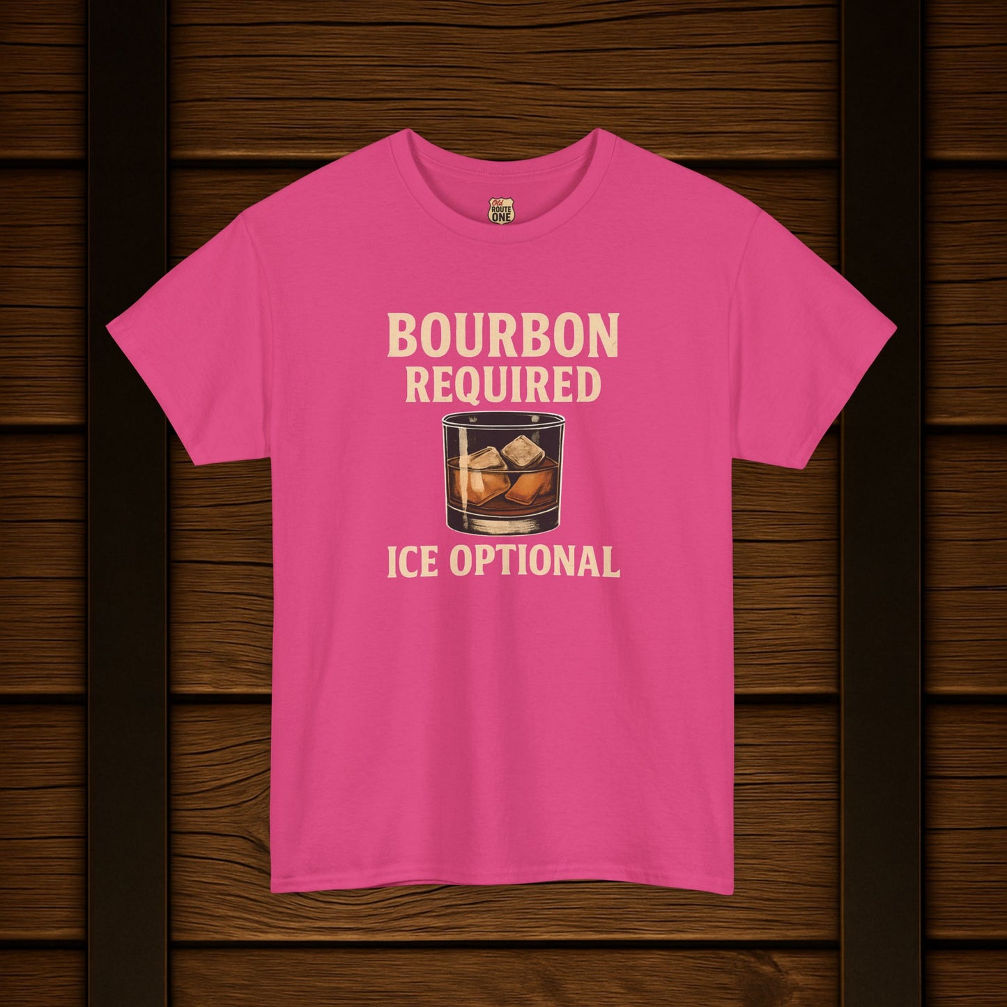 Bourbon Required Ice Optional T-shirt