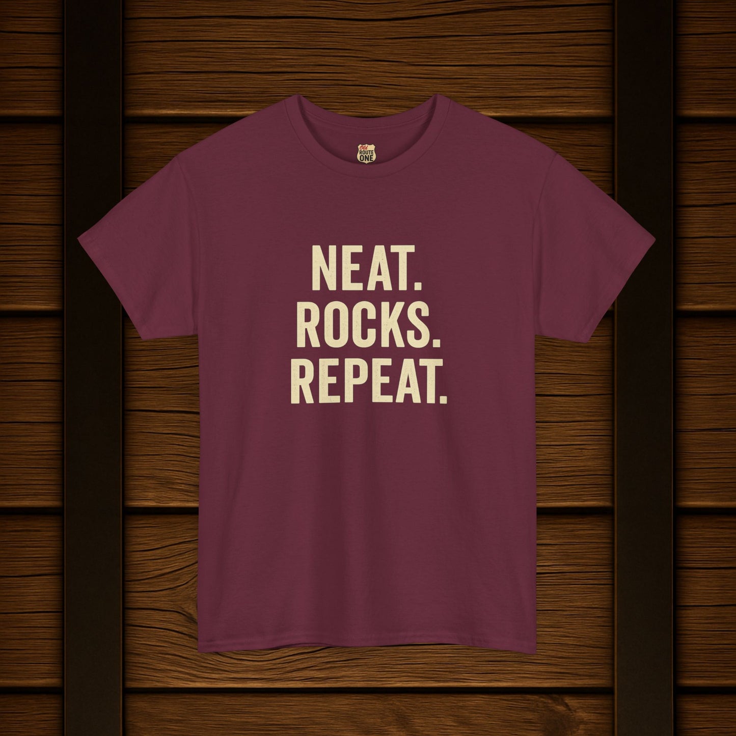 Neat. Rocks. Repeat. T-shirt
