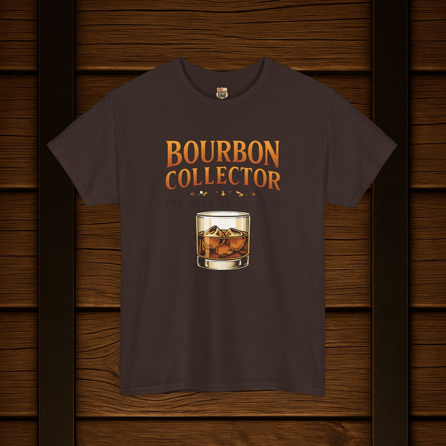 Bourbon Collector The Hunt graphic t-shirt