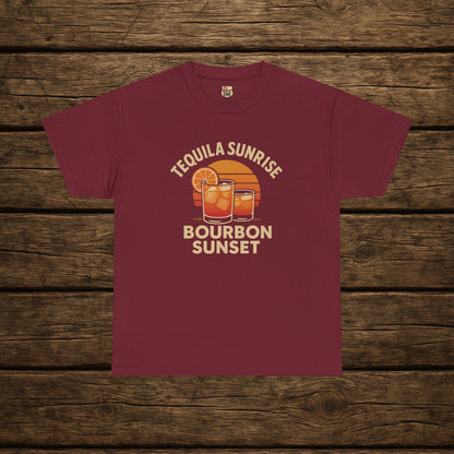 Tequila Sunrise Bourbon Sunset T-shirt