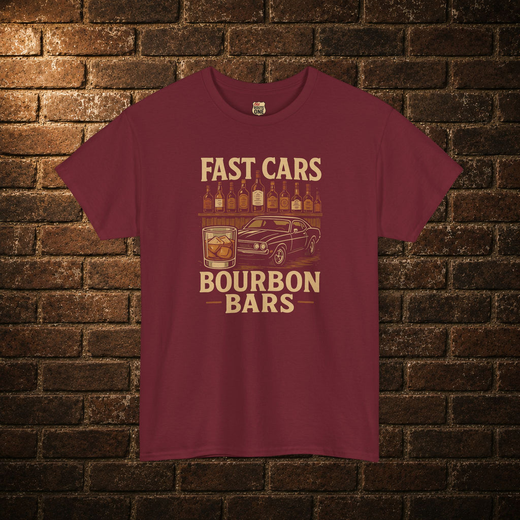 Fast Cars Bourbon Bars T-Shirt
