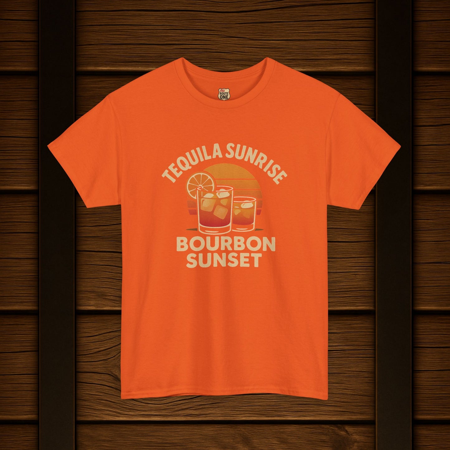Tequila Sunrise Bourbon Sunset T-shirt