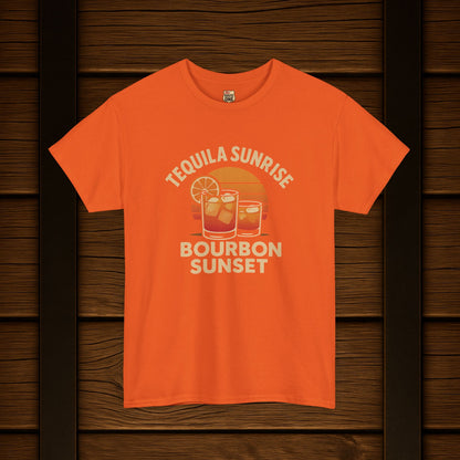 Tequila Sunrise Bourbon Sunset T-shirt